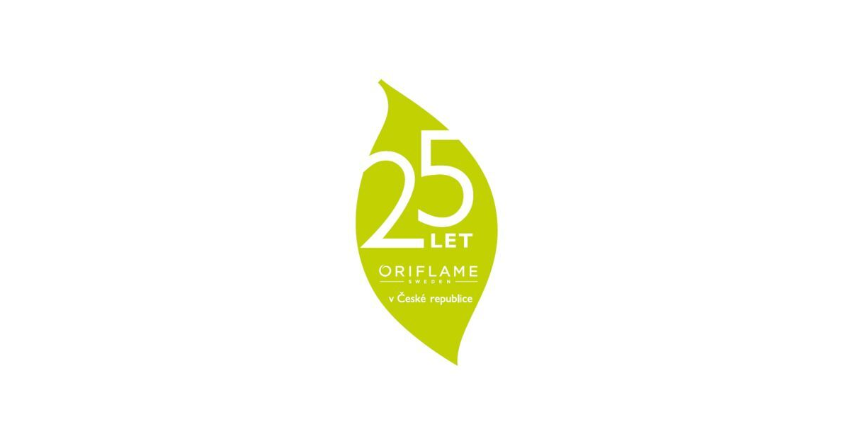 The Oriflame 25 let v České republice logo: 25 years of Oriflame in the Czech Republic